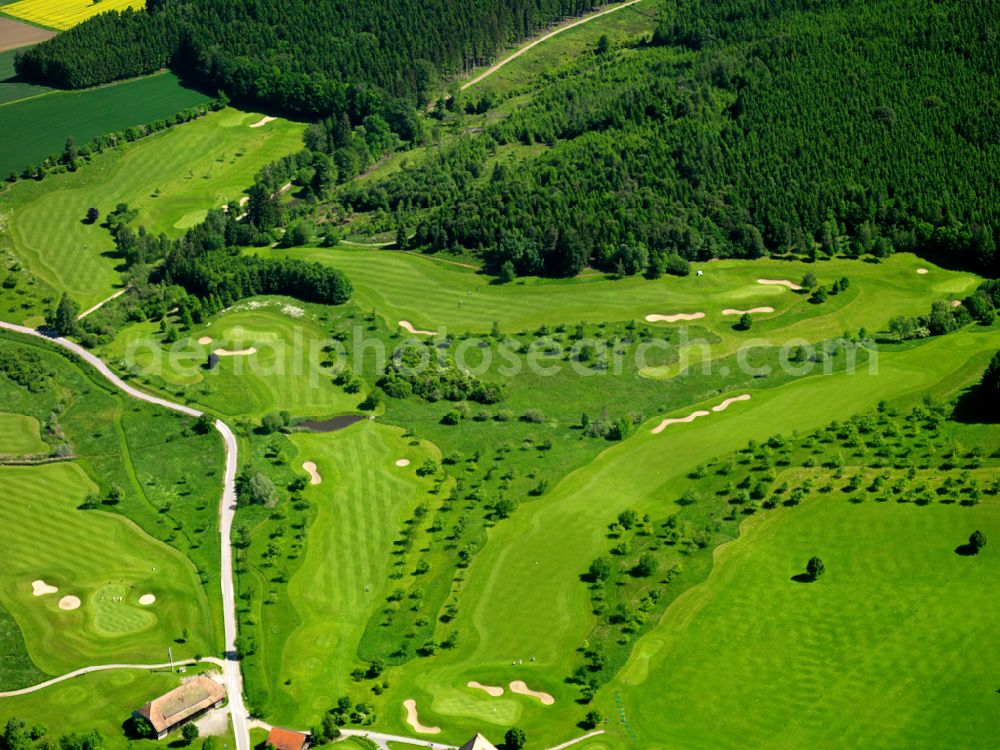 Reischenhof from the bird's eye view: Grounds of the Golf course at in Reischenhof in the state Baden-Wuerttemberg, Germany