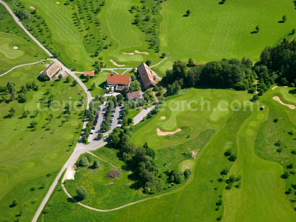 Aerial image Reischenhof - Grounds of the Golf course at in Reischenhof in the state Baden-Wuerttemberg, Germany