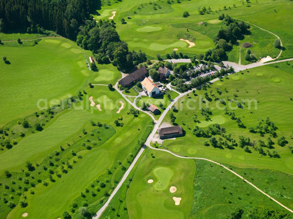 Reischenhof from above - Grounds of the Golf course at in Reischenhof in the state Baden-Wuerttemberg, Germany