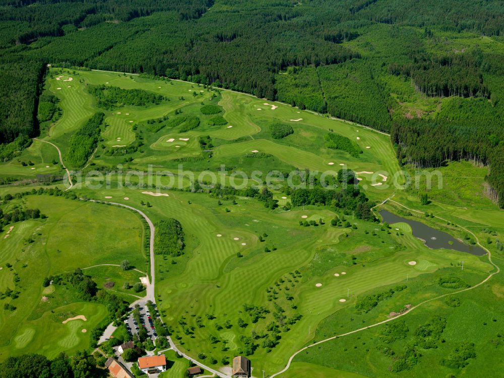 Reischenhof from the bird's eye view: Grounds of the Golf course at in Reischenhof in the state Baden-Wuerttemberg, Germany