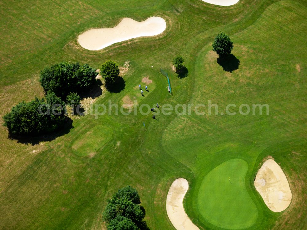 Starzach from the bird's eye view: Grounds of the Golf course at in Starzach in the state Baden-Wuerttemberg, Germany