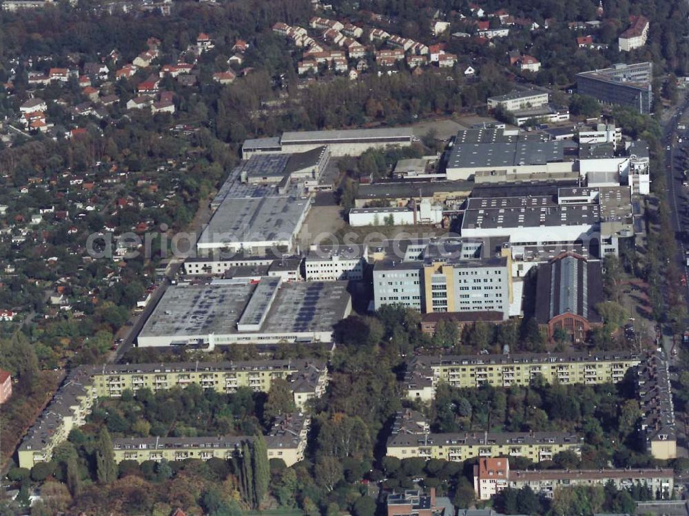 Aerial image Berlin-Borsigwalde - Grundstück der GEBAU-Aktiengesellschaft an der Holzhauser Straße in Berlin-Borsigwalde