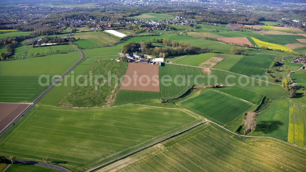 Aerial image Königswinter - Gut Heiderhof in Koenigswinter in the state North Rhine-Westphalia, Germany