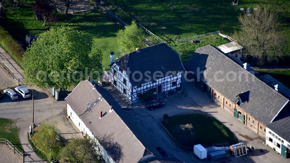 Aerial image Königswinter - Gut Heiderhof in Koenigswinter in the state North Rhine-Westphalia, Germany