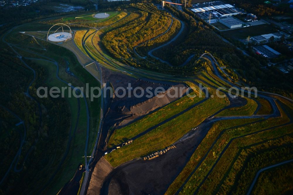 Aerial image Herten - Dump landfill Hoheward in Herten in North Rhine-Westphalia
