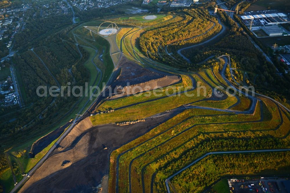 Aerial photograph Herten - Dump landfill Hoheward in Herten in North Rhine-Westphalia