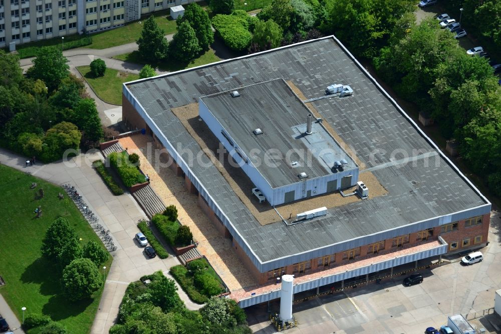 Aerial image Magdeburg - View of the house 41 on campus university medical centre in Magdeburg in the state of Saxony-Anhalt