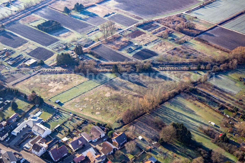 Aerial image Steinfeld - Tank blocker line of WW 2nd in Steinfeld in the state Rhineland-Palatinate, Germany