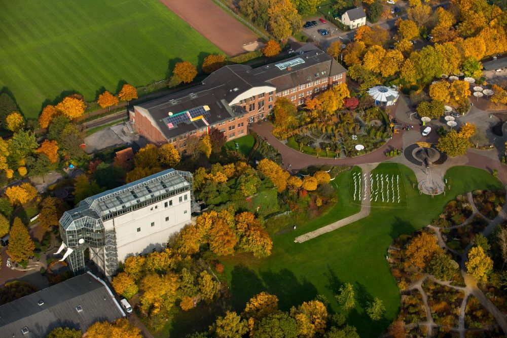 Hamm from above - View of the Maximilianpark in Hamm in the state North Rhine-Westphalia