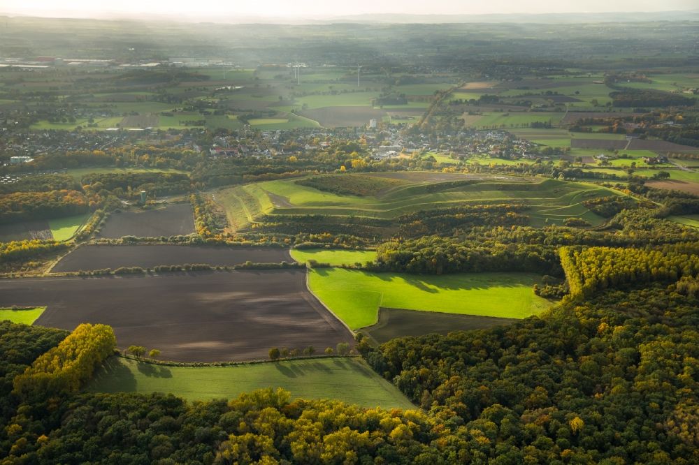 Aerial image Hamm - View of the Halde Sundern in the district of Pelkum in Hamm in the state of North Rhine-Westphalia