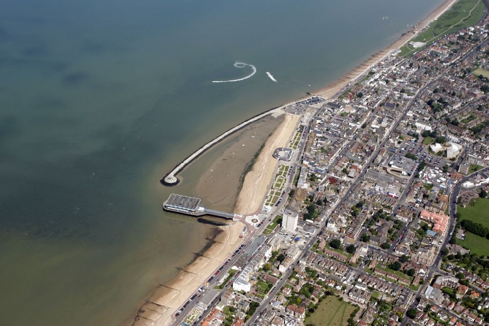 Aerial photograph Herne Bay - Herne Bay is a small town in the county of Kent in England, United Kingdom