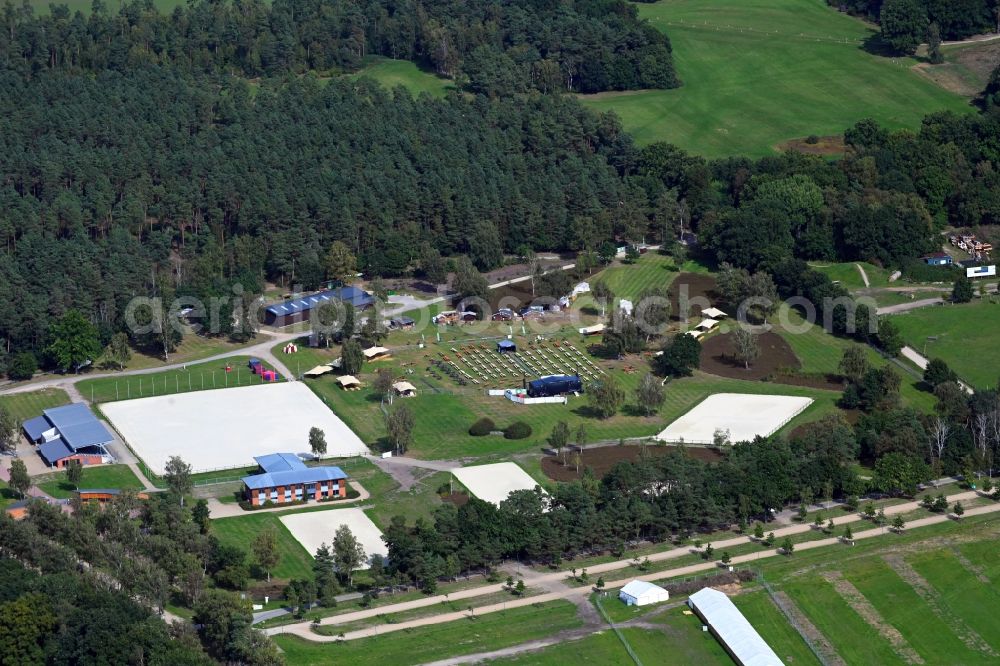 Aerial image Luhmühlen - Leisure Centre - Amusement Park Himmel u. Heide - Eventpark in Luhmuehlen in the state Lower Saxony, Germany