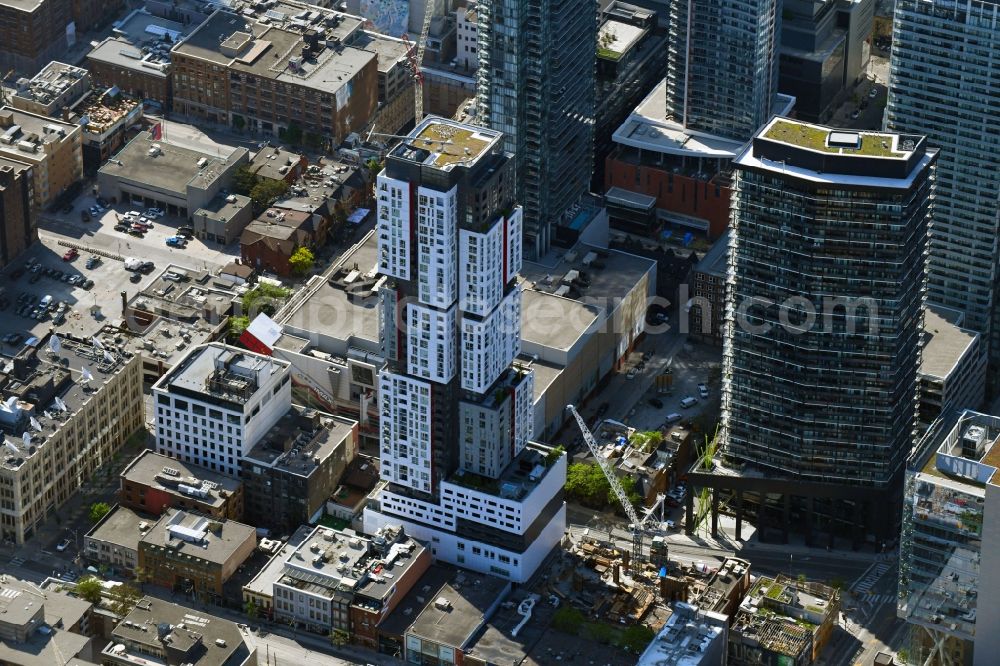 Toronto from above - High-rise buildings on Richmond Street in Toronto in Ontario, Canada