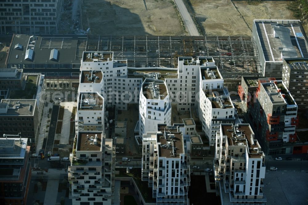 Aerial photograph Gennevilliers - High-rise building in the residential area in Gennevilliers in Ile-de-France, France