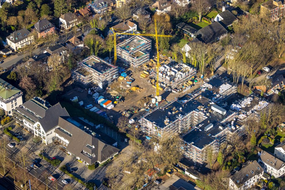Dortmund from the bird's eye view: Complex of the hotel building Parkhotel Wittekindshof on street Westfalendamm in the district Gartenstadt-Nord in Dortmund at Ruhrgebiet in the state North Rhine-Westphalia, Germany