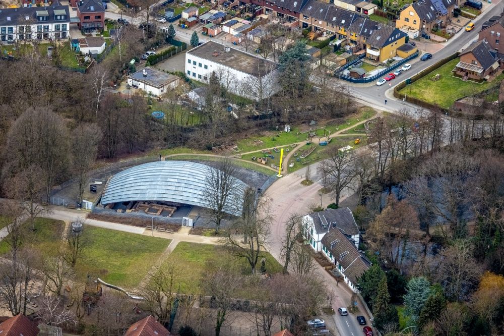 Aerial image Oberhausen - Industrial monument of the LVR-Industriemuseum St. Antony-Huette on Antoniestrasse in Oberhausen at Ruhrgebiet in the state North Rhine-Westphalia, Germany