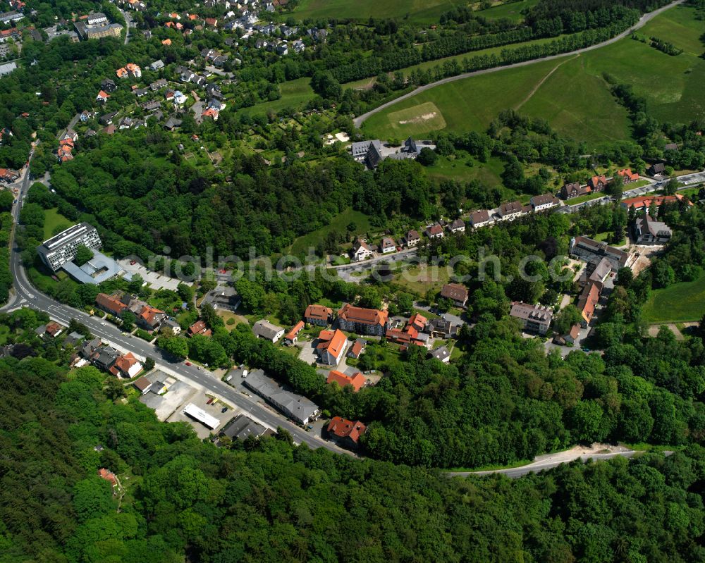 Aerial image Georgenberg - Industrial and commercial area in Georgenberg in the state Lower Saxony, Germany