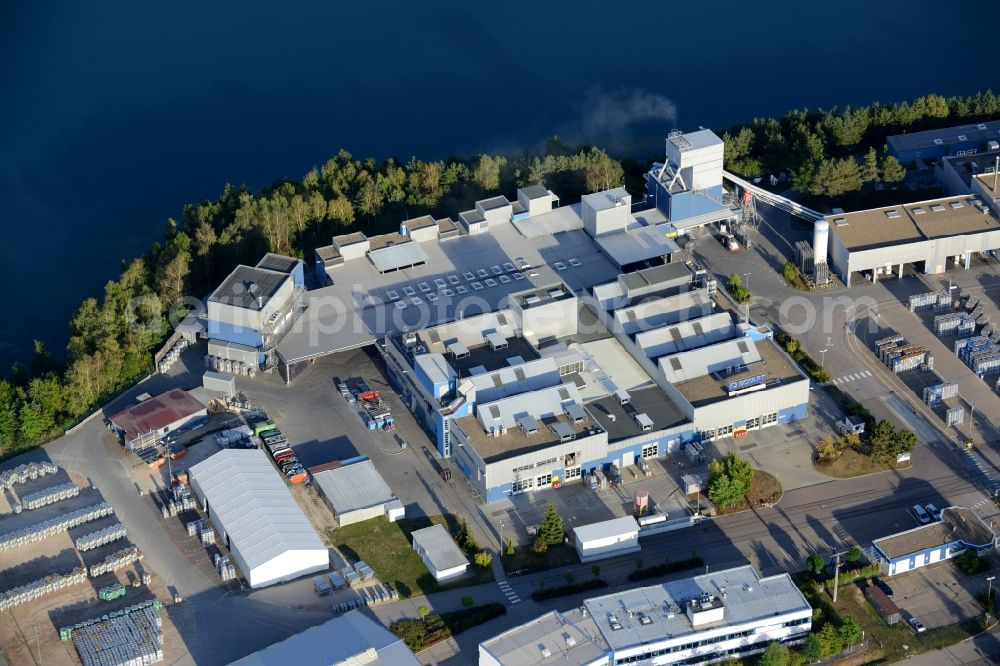 Aerial photograph Wackersdorf - Industrial and commercial area Nord in Wackersdorf in the state Bavaria. Shown is the Eckart GmbH Werk