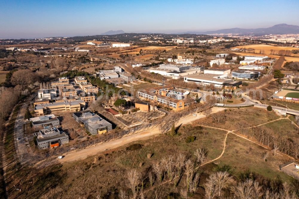 Aerial photograph Cerdanyola del Valles - Industrial and commercial area Parc TecnolA?gic del VallA?s in Cerdanyola del Valles in Catalunya - Katalonien, Spain
