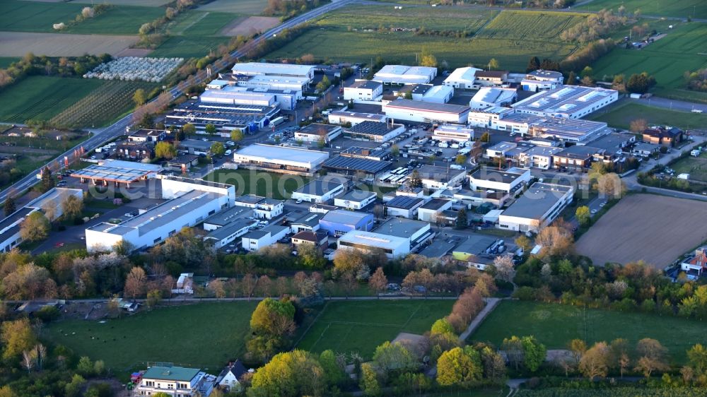 Aerial photograph Troisdorf - Industrial area in Bergheim in the state North Rhine-Westphalia, Germany