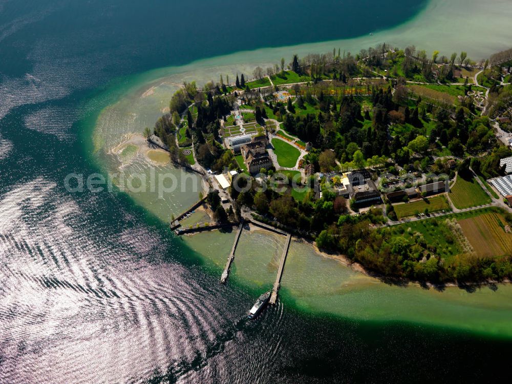 Aerial image Mainau - Mainau is an island in Lake Constance