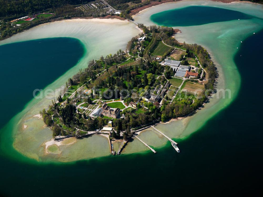 Aerial photograph Mainau - Mainau is an island in Lake Constance
