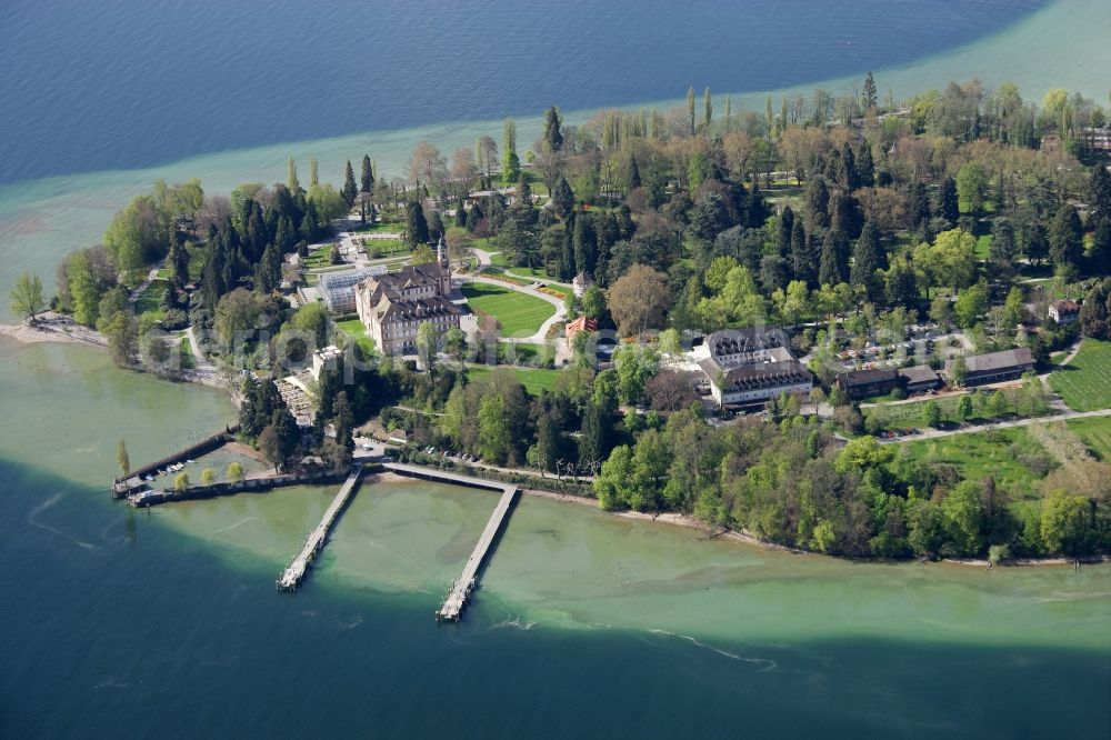 Mainau from the bird's eye view: Mainau is an island in Lake Constance