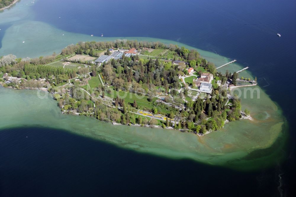 Mainau from above - Mainau is an island in Lake Constance
