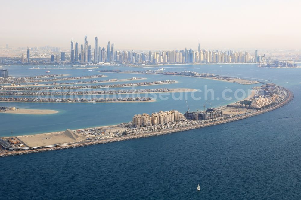 Aerial image Dubai - The Palm Jumeirah in Dubai in United Arab Emirates