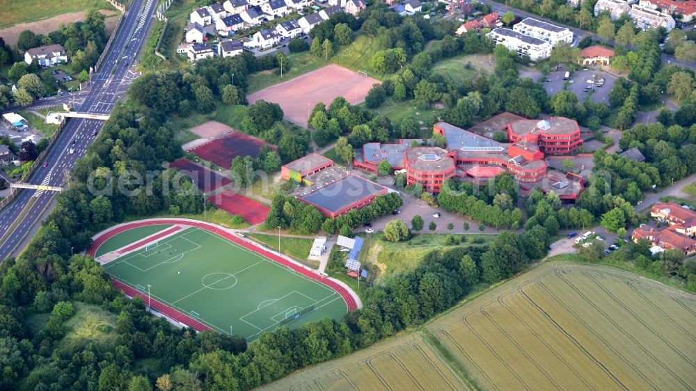 Aerial image Bonn - Integrated comprehensive school Bonn Beuel in Bonn in the state North Rhine-Westphalia, Germany