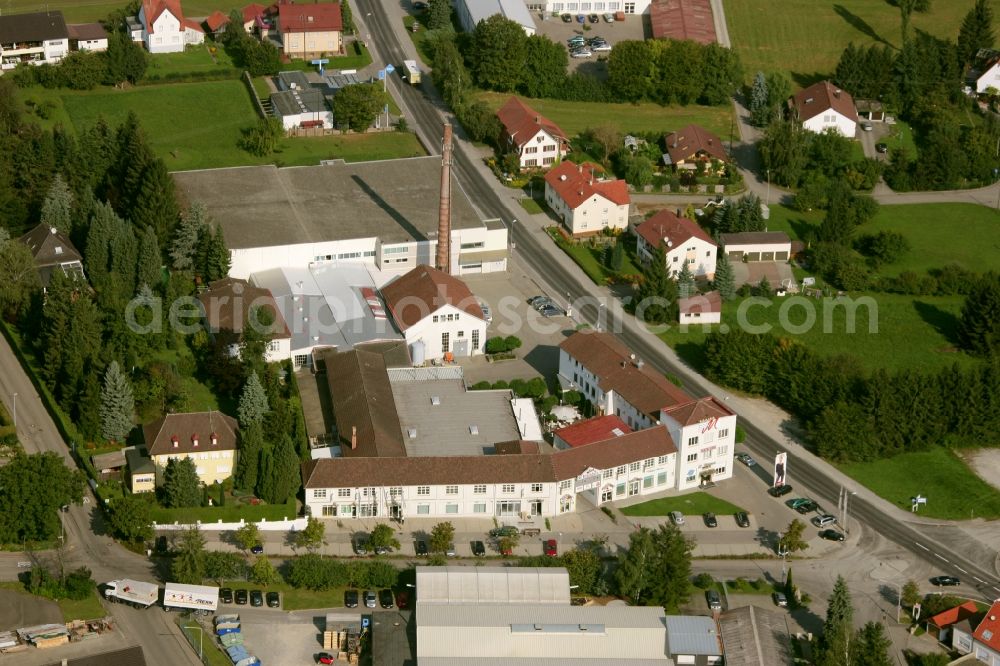 Aerial photograph Bodelshausen - Building and production halls on the premises of Joma-Politec Kunststofftechnik GmbH on Robert-Bosch-Strasse in Bodelshausen in the state Baden-Wuerttemberg, Germany