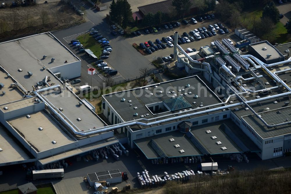 Aerial image Herzberg am Harz - View of the Jungfer print office and publisher in Herzberg am harz in the state of Lower Saxony