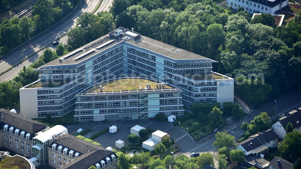 Aerial photograph Bonn - KfW banking group in Bonn in the state North Rhine-Westphalia, Germany