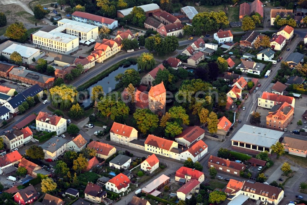 Aerial photograph Ahrensfelde - Church building in the village of Blumberg in the state Brandenburg, Germany