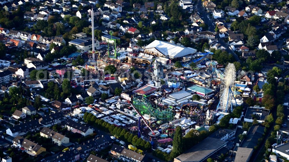 Aerial image Bonn - Fair - event location at festival on Markt in the district Puetzchen-Bechlinghoven in Bonn in the state North Rhine-Westphalia, Germany