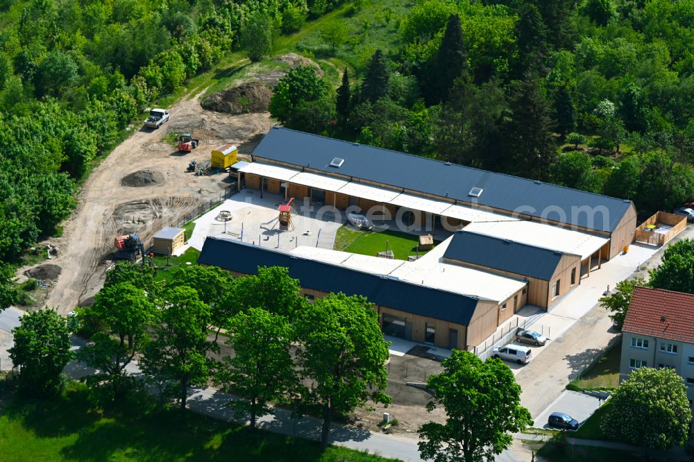 Aerial image Biesenthal - Kindergarten building and Nursery school in Biesenthal in the state Brandenburg, Germany