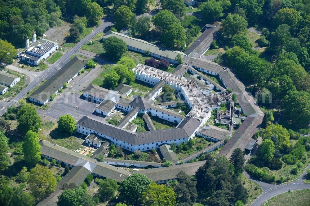 Aerial photograph Mönchengladbach - Hospital grounds of the Clinic Wegberg RAF Hospital in Moenchengladbach in the state North Rhine-Westphalia, Germany