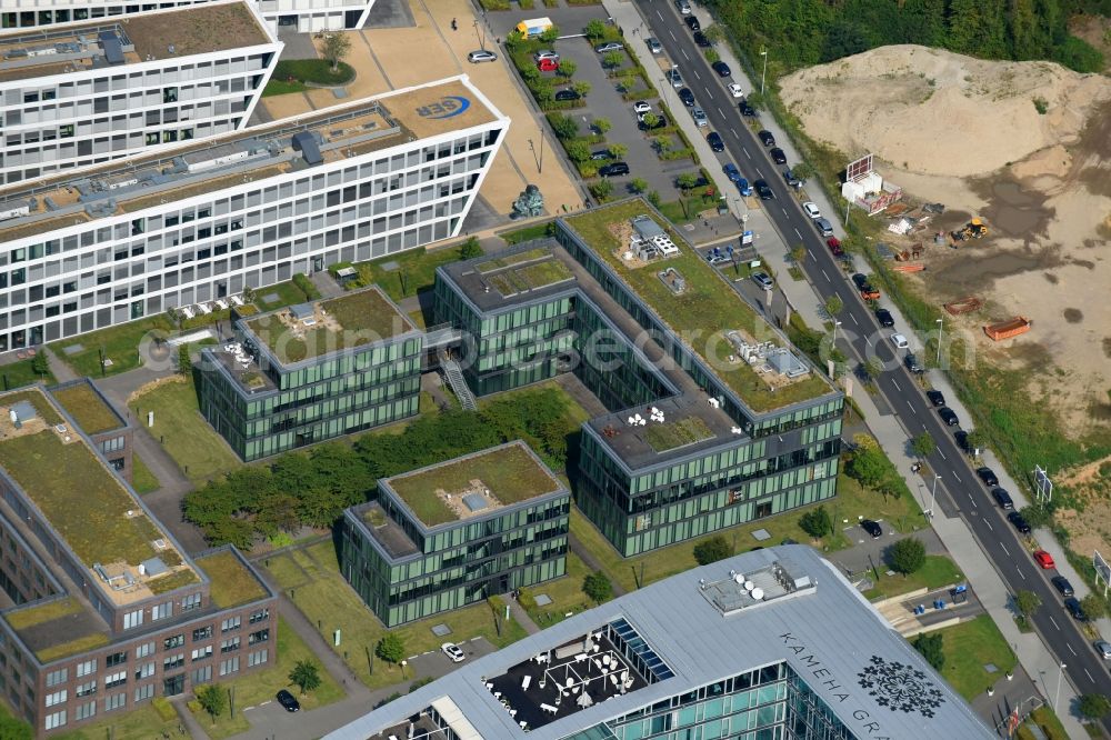 Aerial image Bonn - Hospital grounds of the Clinic Beta Klinik GmbH on Joseph-Schumpeter-Allee in the district Beuel in Bonn in the state North Rhine-Westphalia, Germany