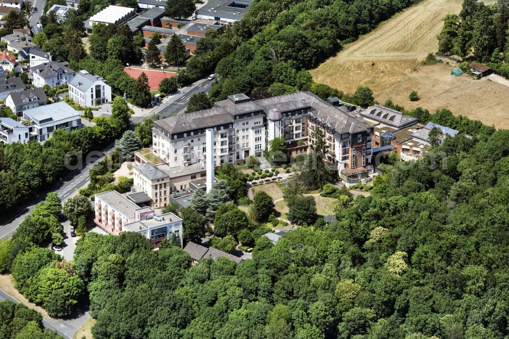 Aerial photograph Königstein im Taunus - Hospital grounds of the Clinic Klinik Koenigstein of KVB in Koenigstein im Taunus in the state Hesse, Germany