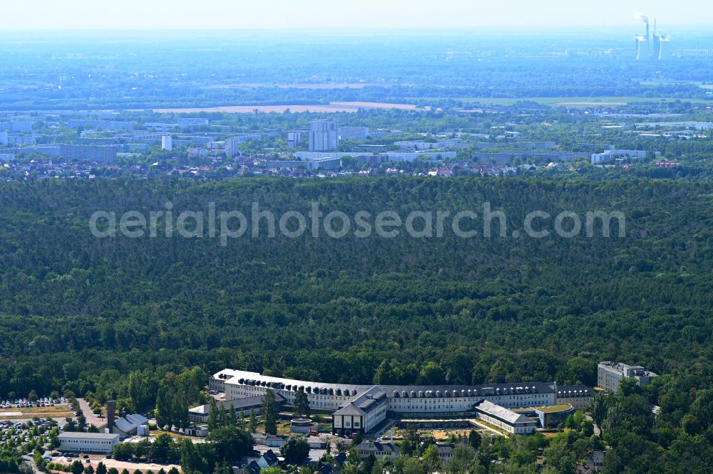 Aerial photograph Halle (Saale) - Hospital grounds of the Clinic Martha-Maria on Roentgenstrasse in the district Doelau in Halle (Saale) in the state Saxony-Anhalt, Germany