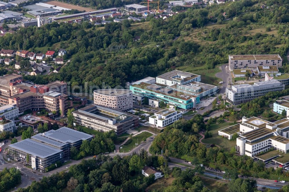 Aerial photograph Tübingen - Hospital grounds of the Clinic Medizinische Universitaetsklinik on Schnarrenberg in Tuebingen in the state Baden-Wurttemberg, Germany