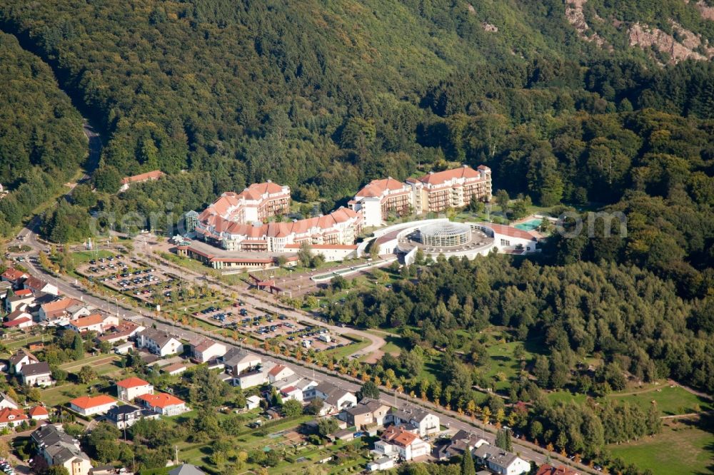Aerial image Mettlach - Hospital grounds of the rehabilitation center in the district Orscholz in Mettlach in the state Saarland