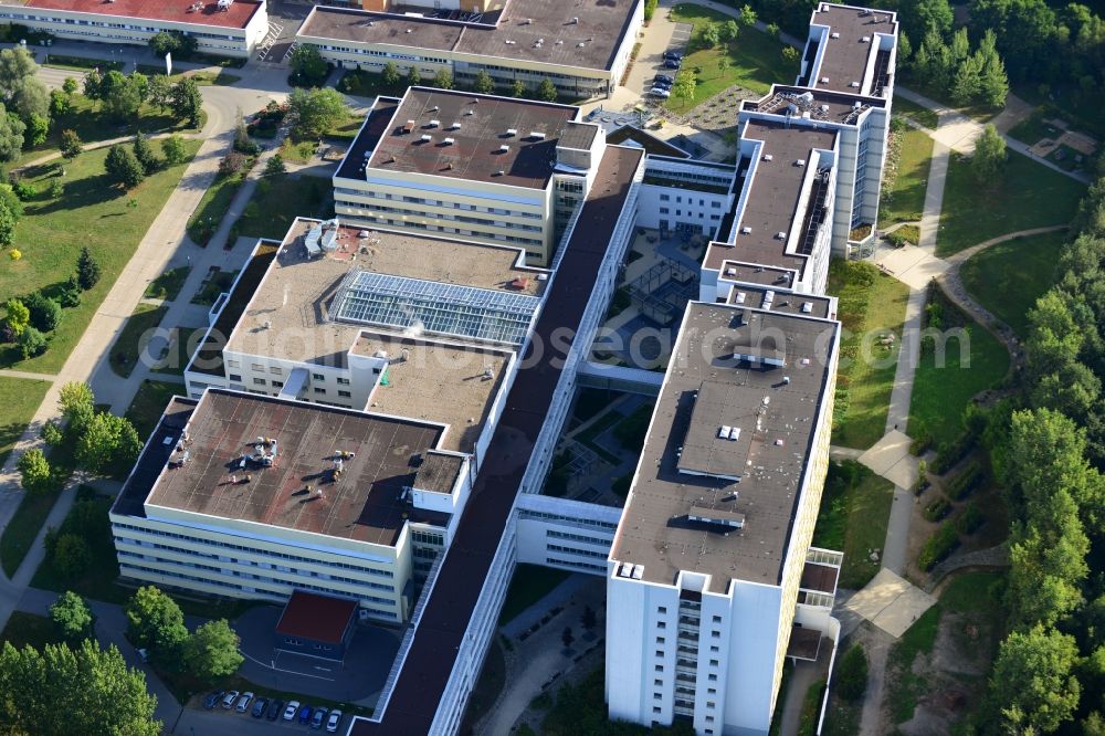 Aerial photograph Frankfurt (Oder) - View of clinic Frankfurt (Oder) in Brandenburg