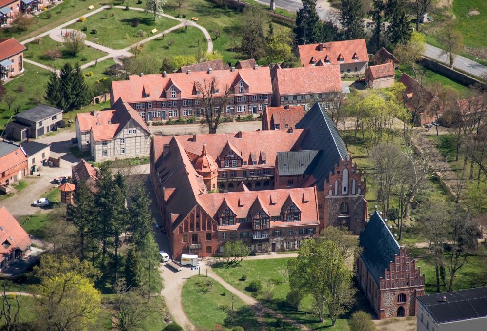 Heiligengrabe from the bird's eye view: Monastery of the Heiligengrabe in Brandenburg