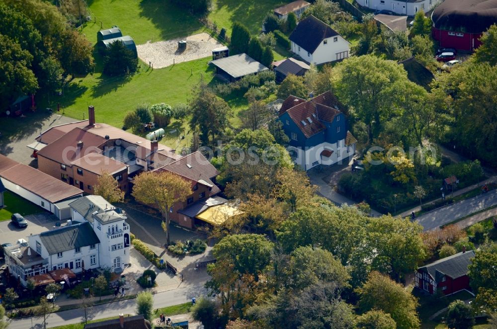 Aerial image Ahrenshoop - Arists Residence Kuenstlerhaus Lukas in Ahrenshoop in the state Mecklenburg - Western Pomerania, Germany
