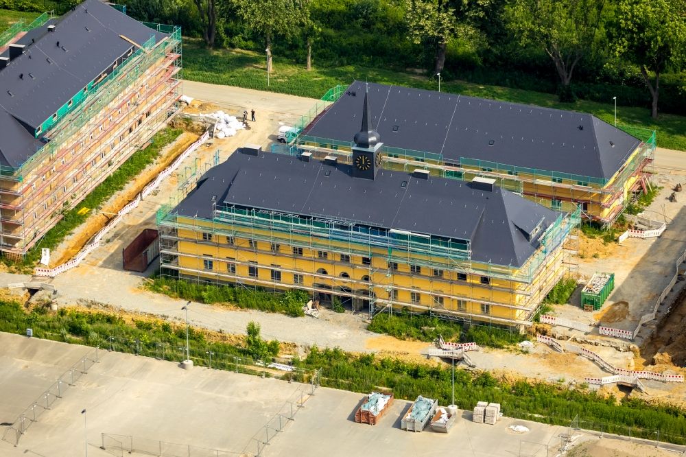 Soest from the bird's eye view: Conversion construction site Building complex of the former military barracks in Soest in the state of North Rhine-Westphalia, Germany