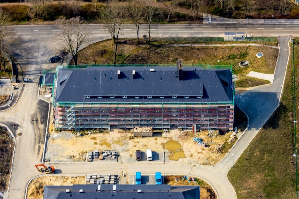 Aerial image Soest - Conversion construction site Building complex of the former military barracks in Soest in the state of North Rhine-Westphalia, Germany