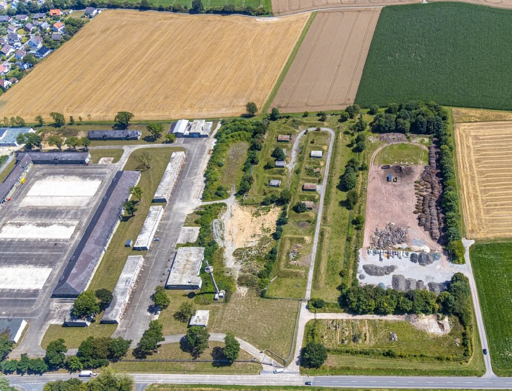 Aerial photograph Soest - Conversion construction site Building complex of the former military barracks in Soest in the state of North Rhine-Westphalia, Germany
