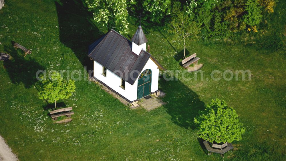 Aerial image Wershofen - Kottenborn Chapel in Wershofen in the state Rhineland-Palatinate, Germany