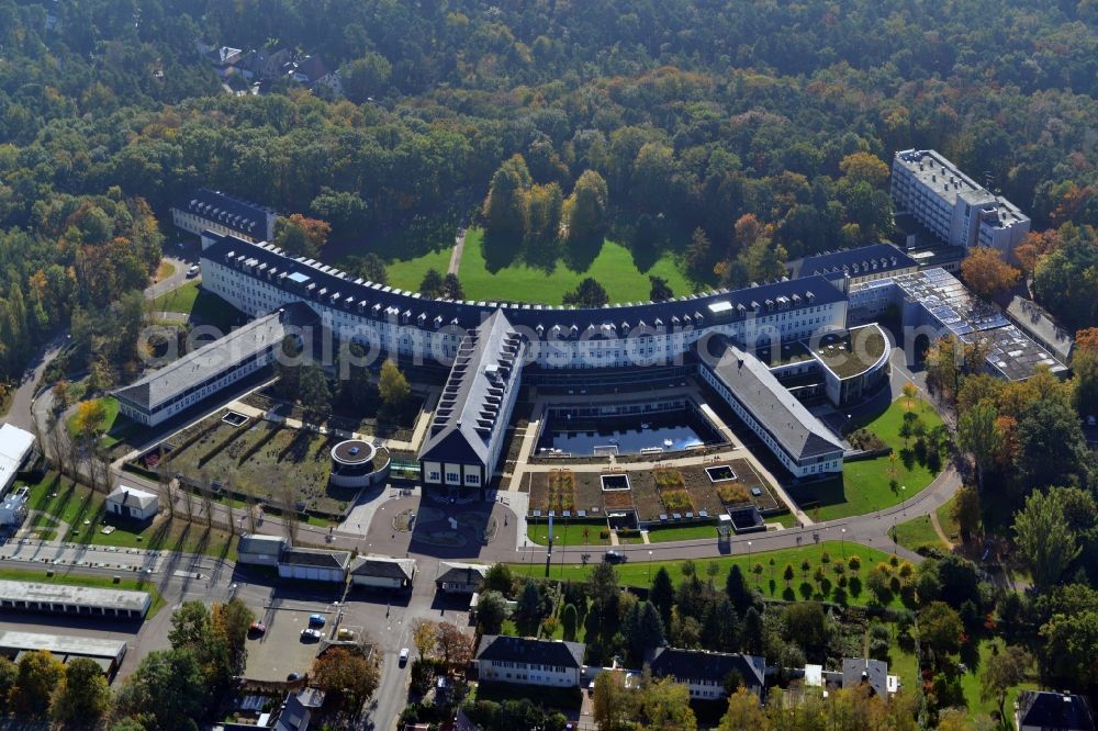 Halle (Saale) OT Dölau from above - View of the hospital Martha Maria in the district Doelau in Halle ( Saale ) in the state Saxony-Anhalt